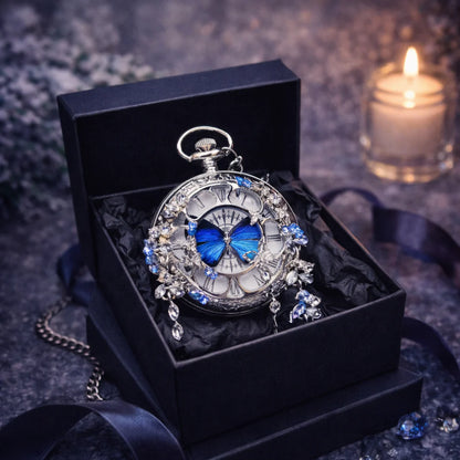 Butterfly Pocket Watch