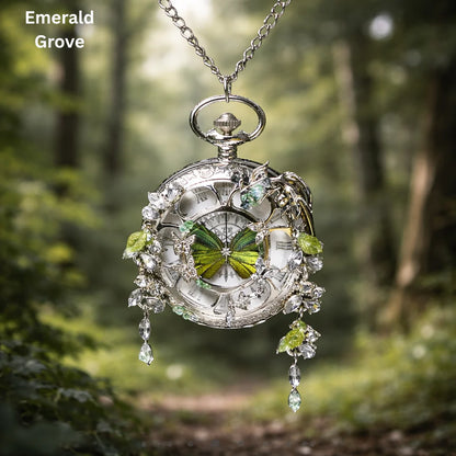 Butterfly Pocket Watch