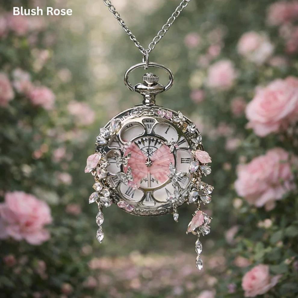 Butterfly Pocket Watch