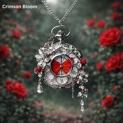 Butterfly Pocket Watch